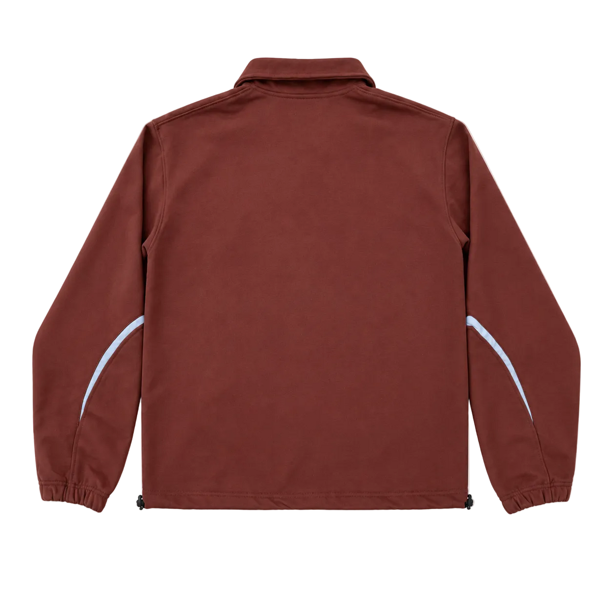 OMKEER Quarter-Zip Lamb Track Jacket – Burgundy