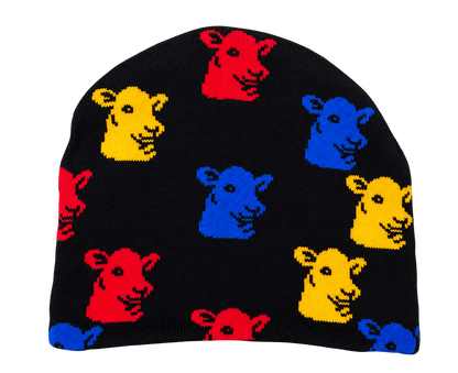 OMKEER Multi Color Lamb Beanie